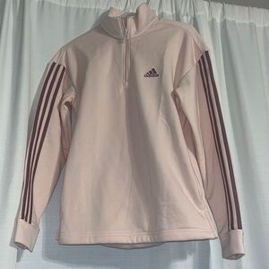 Adidas pink zip up sweatshirt size XS